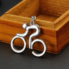 Cool 'Man on Bicycle' Key Chain
