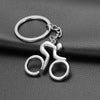 Cool 'Man on Bicycle' Key Chain